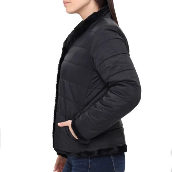 🎈SALE Nicole Miller Reversible Jacket Black Choose Size NWT - Picture 5 of 9